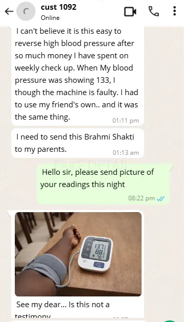 Customer testimonial about Brahmi Shakti, 3 of 4